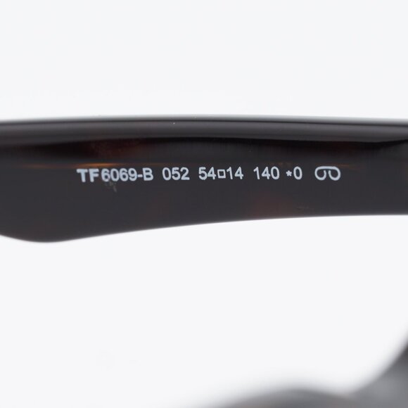 Tom Ford FT6069-B 052 Eyeglasses Havana 54mm Square Frame, Clip-On Brown main image 6